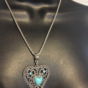 Turquoise heart Necklace